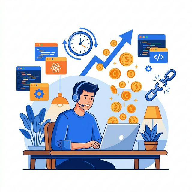 フリーランスエンジニアの収入イメージ