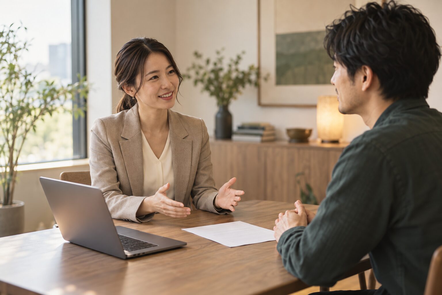 エンジニアが資格を転職とフリーランス単価に活かすためキャリア相談をするイメージ